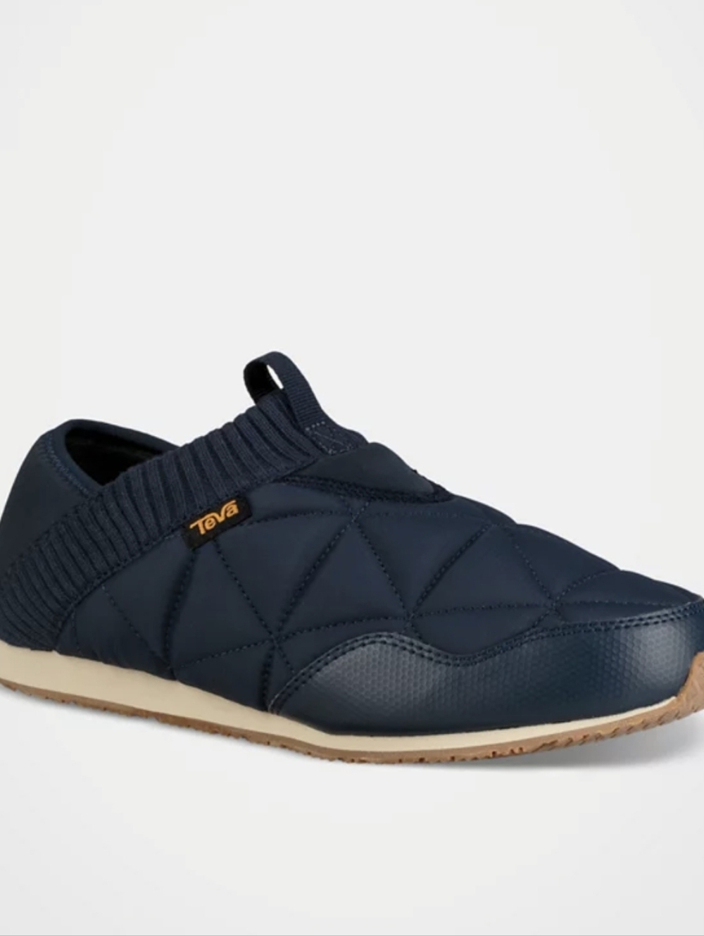 Teva Ember Moc Men’s Quilted Slip On Shoes Navy Blue Size 12